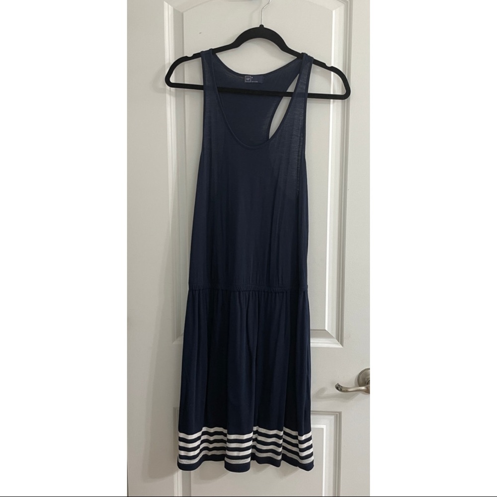 Gap racerback dress navy